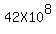 42X10%5E8