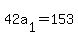 42a%5B1%5D+=+153