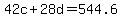 42c%2B28d=544.6%29