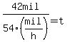 42mil%2F54%28+mil%2F+h%29=t