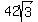 42sqrt%283%29