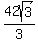 42sqrt%283%29%2F3
