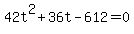 42t%5E2%2B36t-612=0