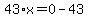 43%2Ax=0-43