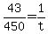 43%2F450=1%2Ft
