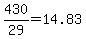 430%2F29+=+14.83