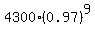4300%280.97%29%5E9