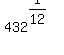 432%5E%281%2F12%29