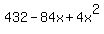 432-84x%2B4x%5E2