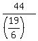 44%2F%28%2819%2F6%29%29