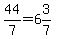 44%2F7=6%263%2F7