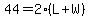 44=2%28L%2BW%29