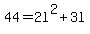 44=2l%5E2%2B3l