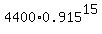4400%2A0.915%5E15