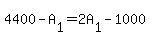 4400-A%5B1%5D+=+2A%5B1%5D-1000