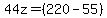 44z=%28220-55%29
