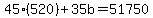 45%28520%29%2B35b=51750