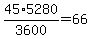 45%2A5280%2F3600=66
