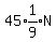 45%2Aexpr%281%2F9%29N