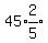 45%2Aexpr%282%2F5%29%2A%22%22%29