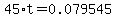45%2At=0.079545
