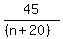 45%2F%28%28n%2B20%29%29