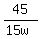 45%2F%2815w%29