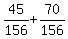 45%2F156+%2B+70%2F156