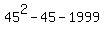 45%5E2-45-1999