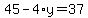 45-4%2Ay=37