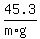 45.3%2F%28m%2Ag%29