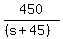 450%2F%28%28s%2B45%29%29