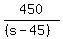 450%2F%28%28s-45%29%29
