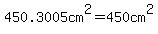 450.3005cm%5E2=450+cm%5E2
