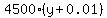 4500%28y%2B0.01%29