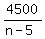 4500%2F%28n-5%29