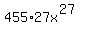 455%2A27x%5E%2827%29