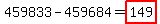 459833-459684=highlight%28149%29