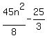 45n%5E2%2F8+-+25%2F3