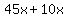 45x%2B10x