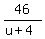 46%2F%28u%2B4%29
