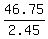 46.75%2F2.45