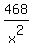 468%2Fx%5E2