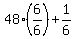 48%286%2F6%29%2B1%2F6