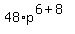 48%2Ap%5E%286%2B8%29