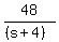 48%2F%28%28s%2B4%29%29