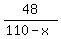 48%2F%28110-x%29