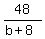 48%2F%28b%2B8%29