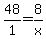 48%2F1=8%2Fx