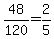 48%2F120+=+2%2F5